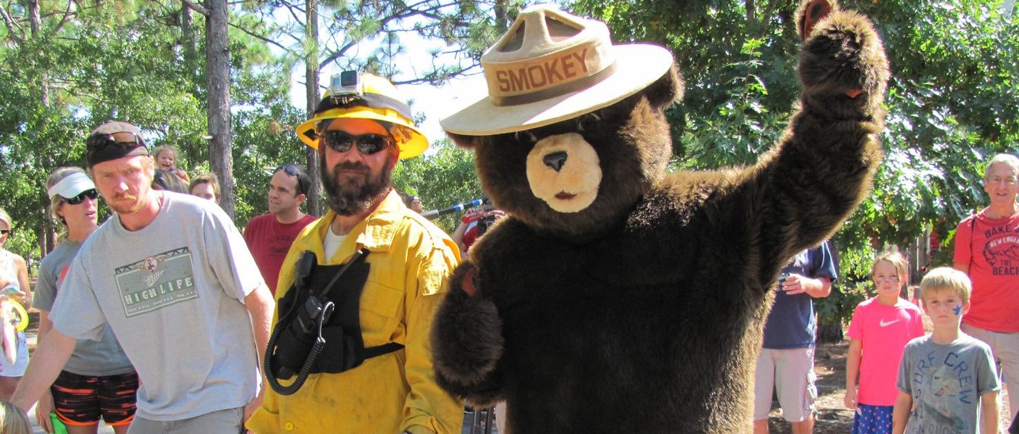 Smokey the Bear with the Fire Patrol